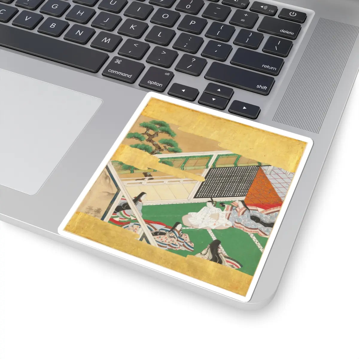 Tosa Mitsusada - The Tale of Genji (Genji Monogatari) - 17th century v23 - STICKER Vinyl Kiss-Cut Decal