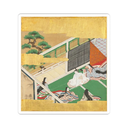 Tosa Mitsusada - The Tale of Genji (Genji Monogatari) - 17th century v23 - STICKER Vinyl Kiss-Cut Decal