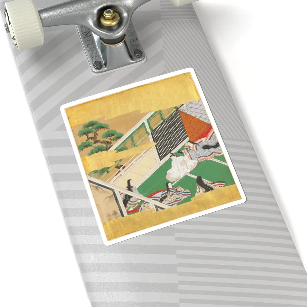 Tosa Mitsusada - The Tale of Genji (Genji Monogatari) - 17th century v23 - STICKER Vinyl Kiss-Cut Decal