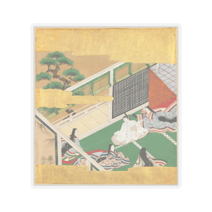 Tosa Mitsusada - The Tale of Genji (Genji Monogatari) - 17th century v23 - STICKER Vinyl Kiss-Cut Decal