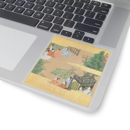 Tosa Mitsusada - The Tale of Genji (Genji Monogatari) - 17th century v31 - STICKER Vinyl Kiss-Cut Decal