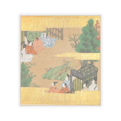 Tosa Mitsusada - The Tale of Genji (Genji Monogatari) - 17th century v31 - STICKER Vinyl Kiss-Cut Decal