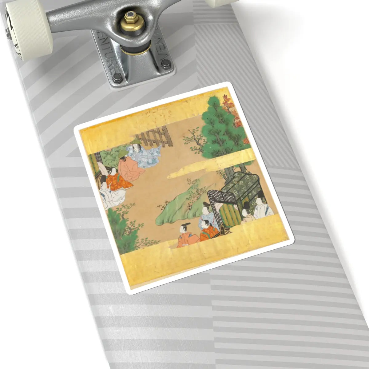 Tosa Mitsusada - The Tale of Genji (Genji Monogatari) - 17th century v31 - STICKER Vinyl Kiss-Cut Decal