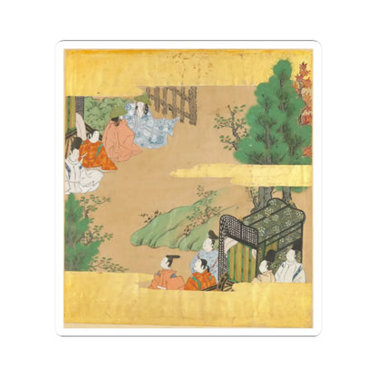 Tosa Mitsusada - The Tale of Genji (Genji Monogatari) - 17th century v31 - STICKER Vinyl Kiss-Cut Decal