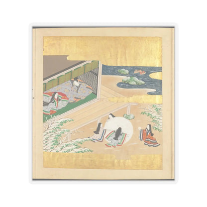 Tosa Mitsusada - The Tale of Genji (Genji Monogatari) - 17th century v33 - STICKER Vinyl Kiss-Cut Decal