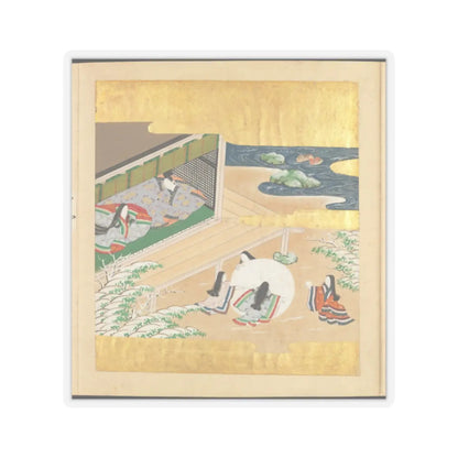 Tosa Mitsusada - The Tale of Genji (Genji Monogatari) - 17th century v33 - STICKER Vinyl Kiss-Cut Decal