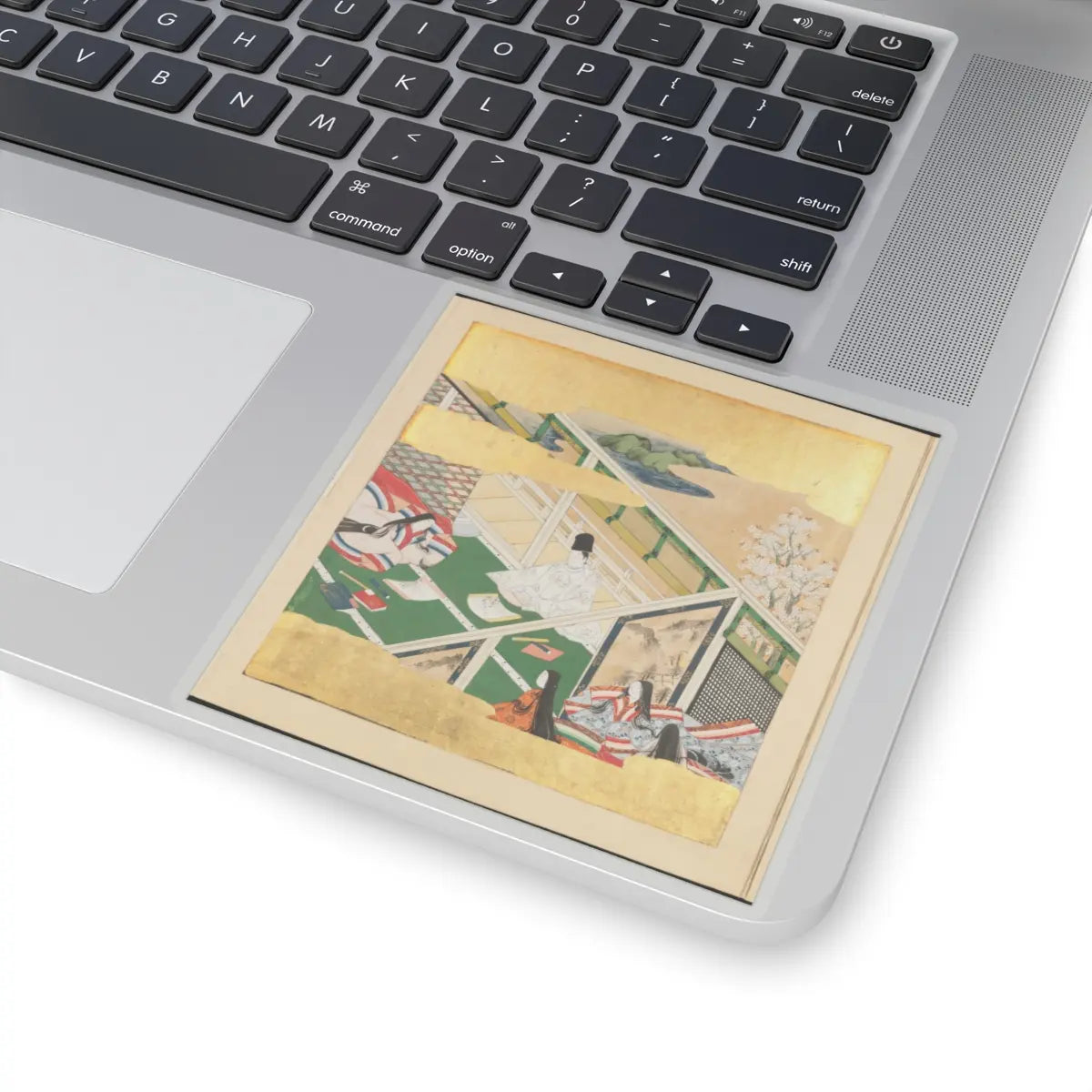 Tosa Mitsusada - The Tale of Genji (Genji Monogatari) - 17th century v35 - STICKER Vinyl Kiss-Cut Decal