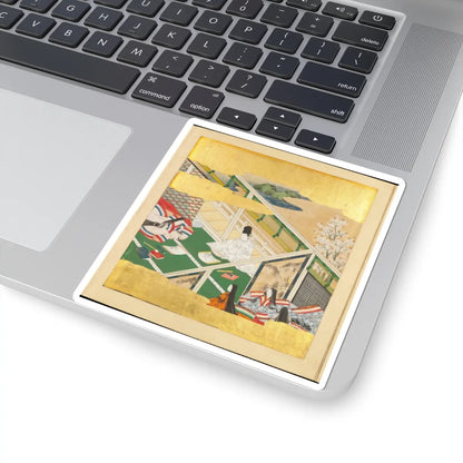 Tosa Mitsusada - The Tale of Genji (Genji Monogatari) - 17th century v35 - STICKER Vinyl Kiss-Cut Decal