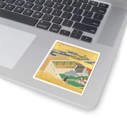 Tosa Mitsusada - The Tale of Genji (Genji Monogatari) - 17th century v41 - STICKER Vinyl Kiss-Cut Decal