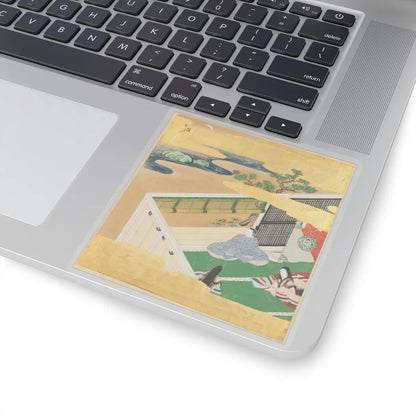 Tosa Mitsusada - The Tale of Genji (Genji Monogatari) - 17th century v41 - STICKER Vinyl Kiss-Cut Decal