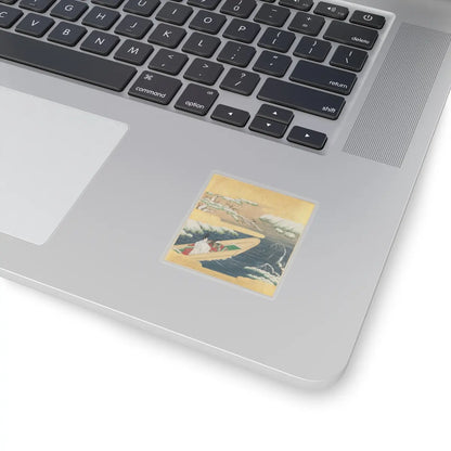 Tosa Mitsusada - The Tale of Genji (Genji Monogatari) - 17th century v9 - STICKER Vinyl Kiss-Cut Decal