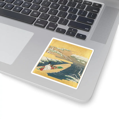 Tosa Mitsusada - The Tale of Genji (Genji Monogatari) - 17th century v9 - STICKER Vinyl Kiss-Cut Decal