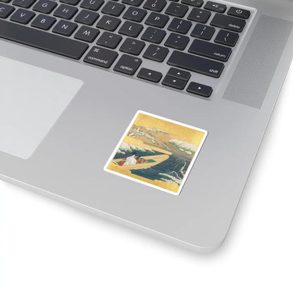 Tosa Mitsusada - The Tale of Genji (Genji Monogatari) - 17th century v9 - STICKER Vinyl Kiss-Cut Decal