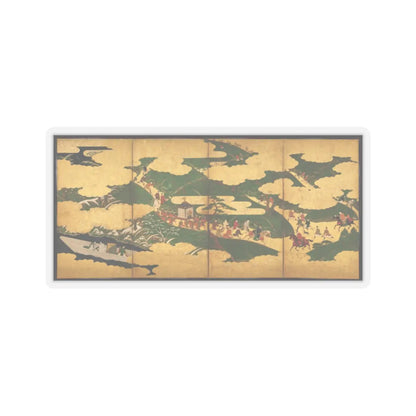 Tosa Mitsuyoshi - “An Imperial Excursion” (Miyuki), “A Boat Cast Adrift” (Ukifune), and “The Barrier Gate” - mid-16th–early 17th century v1 - STICKER Vinyl Kiss-Cut Decal