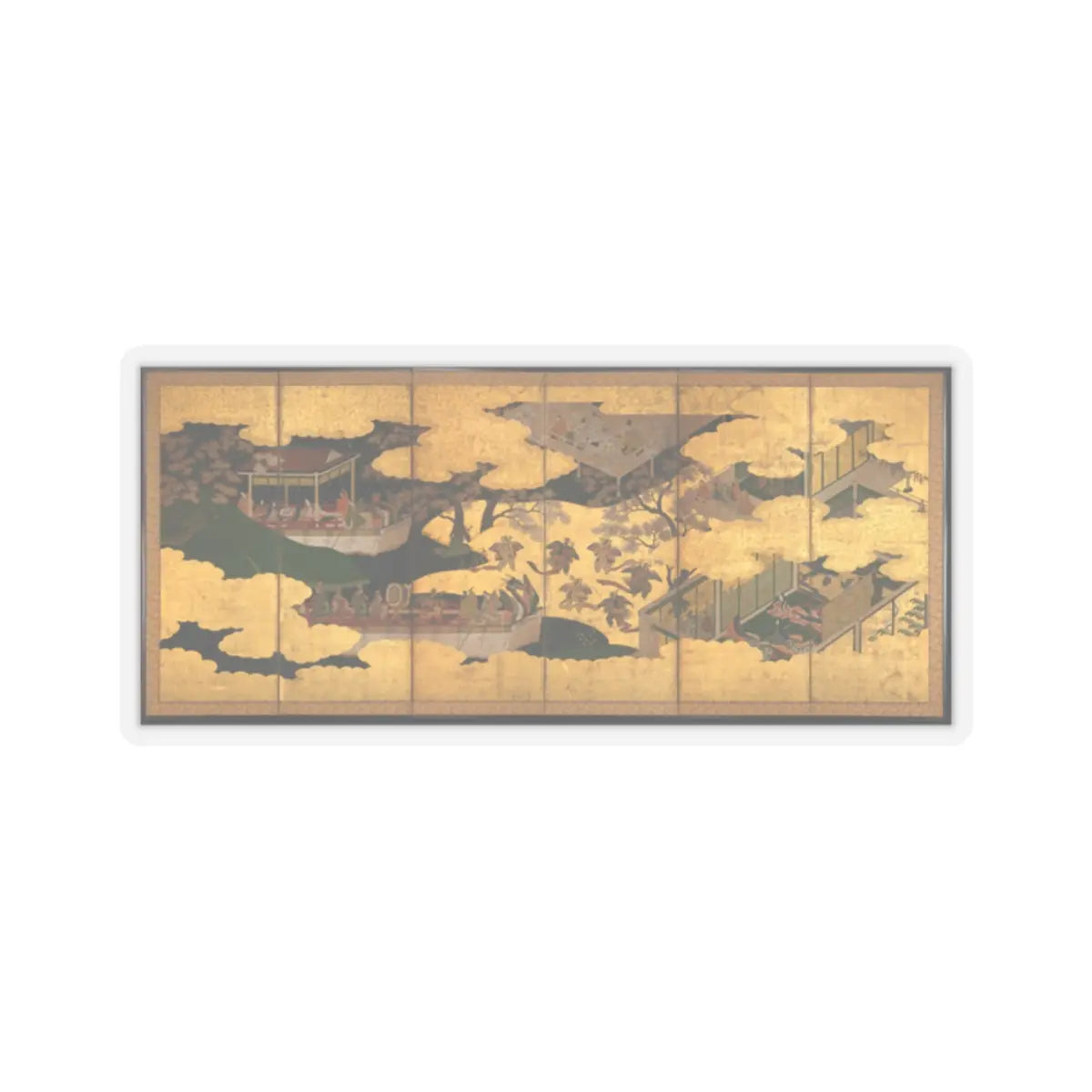 Tosa Mitsuyoshi - “Butterflies” - late 16th–early 17th century v1 - STICKER Vinyl Kiss-Cut Decal