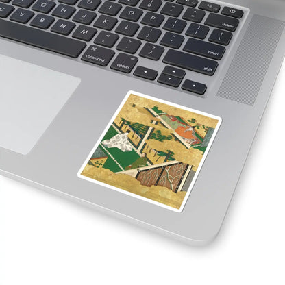 Tosa Mitsuyoshi - “The Oak Tree” - late 16th–early 17th century v1 - STICKER Vinyl Kiss-Cut Decal