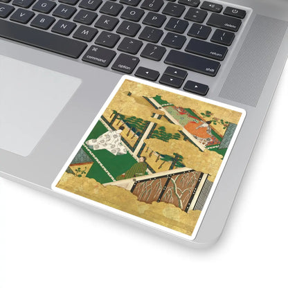 Tosa Mitsuyoshi - “The Oak Tree” - late 16th–early 17th century v1 - STICKER Vinyl Kiss-Cut Decal