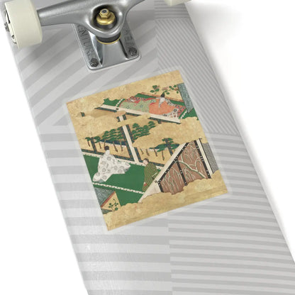 Tosa Mitsuyoshi - “The Oak Tree” - late 16th–early 17th century v1 - STICKER Vinyl Kiss-Cut Decal