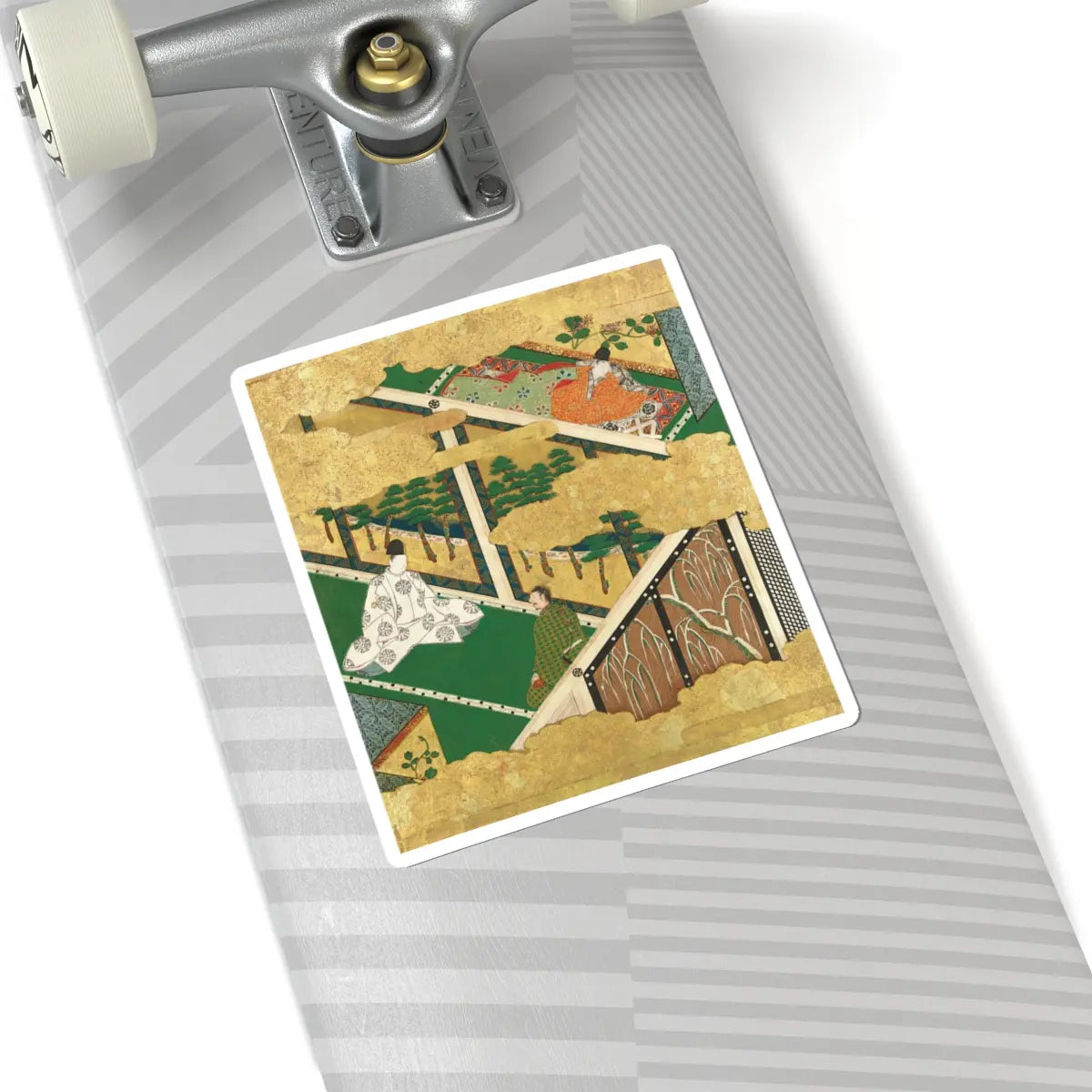 Tosa Mitsuyoshi - “The Oak Tree” - late 16th–early 17th century v1 - STICKER Vinyl Kiss-Cut Decal