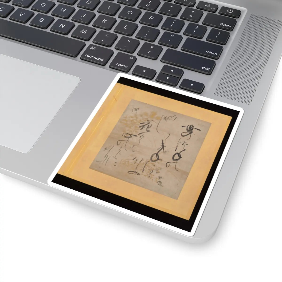 Tosa School - Scenes and Calligraphic Excerpts from The Tale of Genji - early 17th century v80 - STICKER Vinyl Kiss-Cut Decal