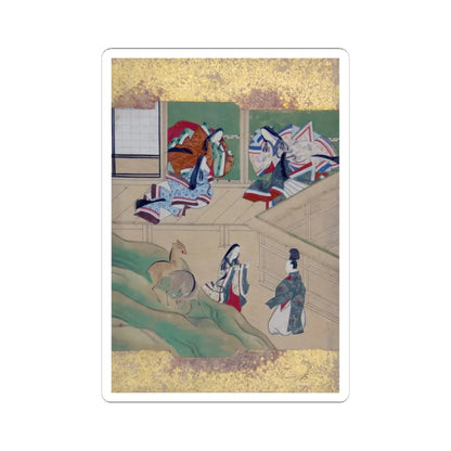 Tosa School - Scenes from Tales of Ise (Ise monogatari) - late 18th century - STICKER Vinyl Kiss-Cut Decal
