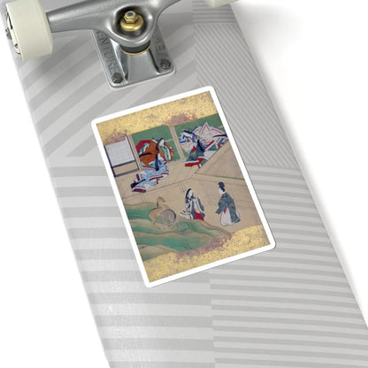 Tosa School - Scenes from Tales of Ise (Ise monogatari) - late 18th century - STICKER Vinyl Kiss-Cut Decal
