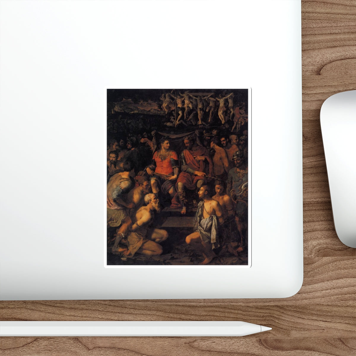 TOSINI, Michele - The Martyrdom of the 10.000 (Artwork) STICKER Vinyl Die-Cut Decal-The Sticker Space