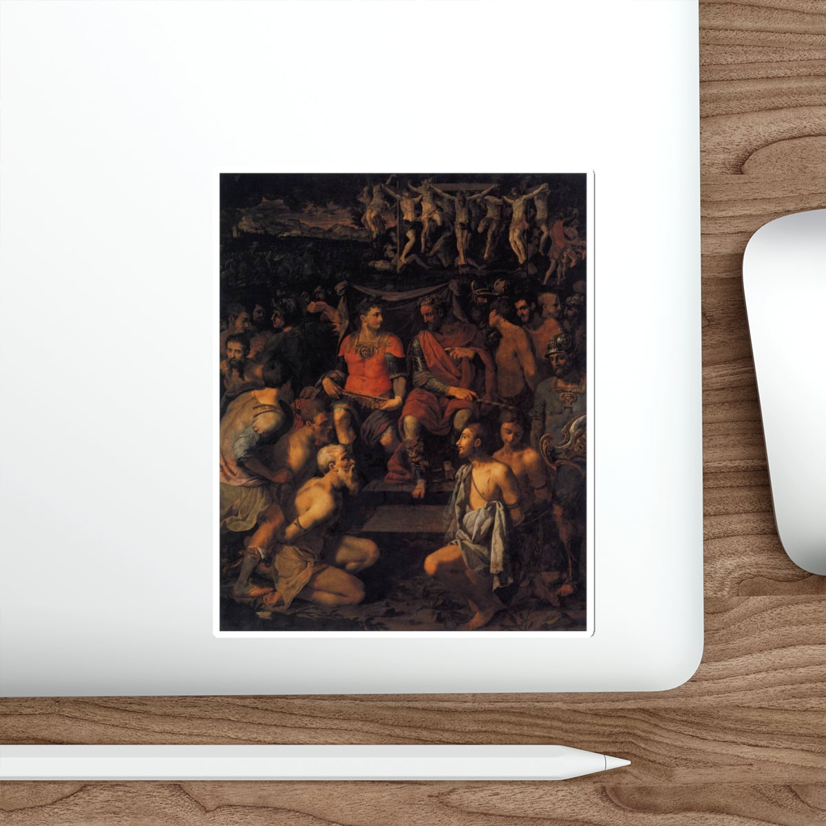 TOSINI, Michele - The Martyrdom of the 10.000 (Artwork) STICKER Vinyl Die-Cut Decal-The Sticker Space