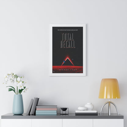 TOTAL RECALL 1990 - Framed Movie Poster-The Sticker Space