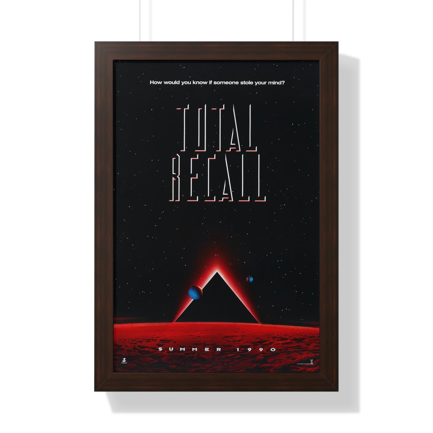 TOTAL RECALL 1990 - Framed Movie Poster-16″ x 24″-The Sticker Space