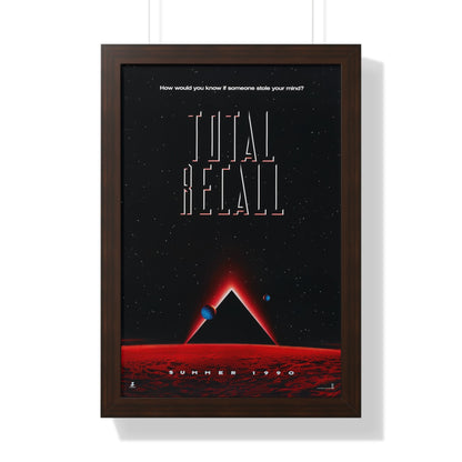 TOTAL RECALL 1990 - Framed Movie Poster-16″ x 24″-The Sticker Space