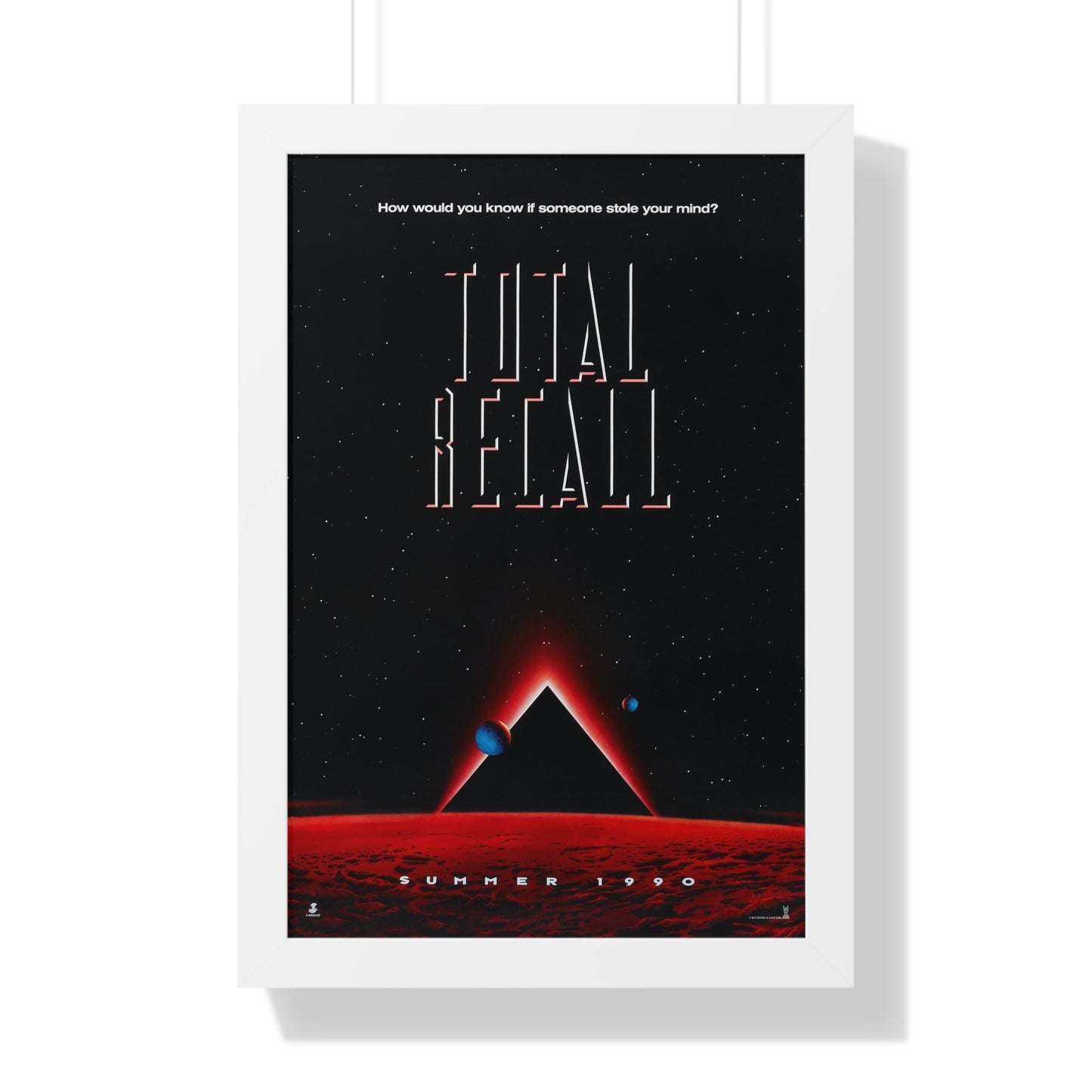 TOTAL RECALL 1990 - Framed Movie Poster-16″ x 24″-The Sticker Space