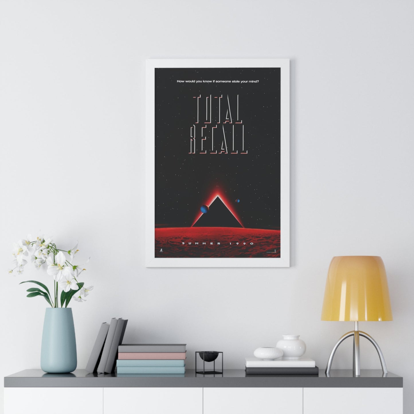 TOTAL RECALL 1990 - Framed Movie Poster-The Sticker Space