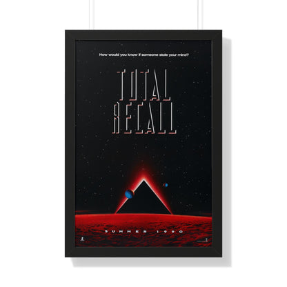 TOTAL RECALL 1990 - Framed Movie Poster-20" x 30"-The Sticker Space