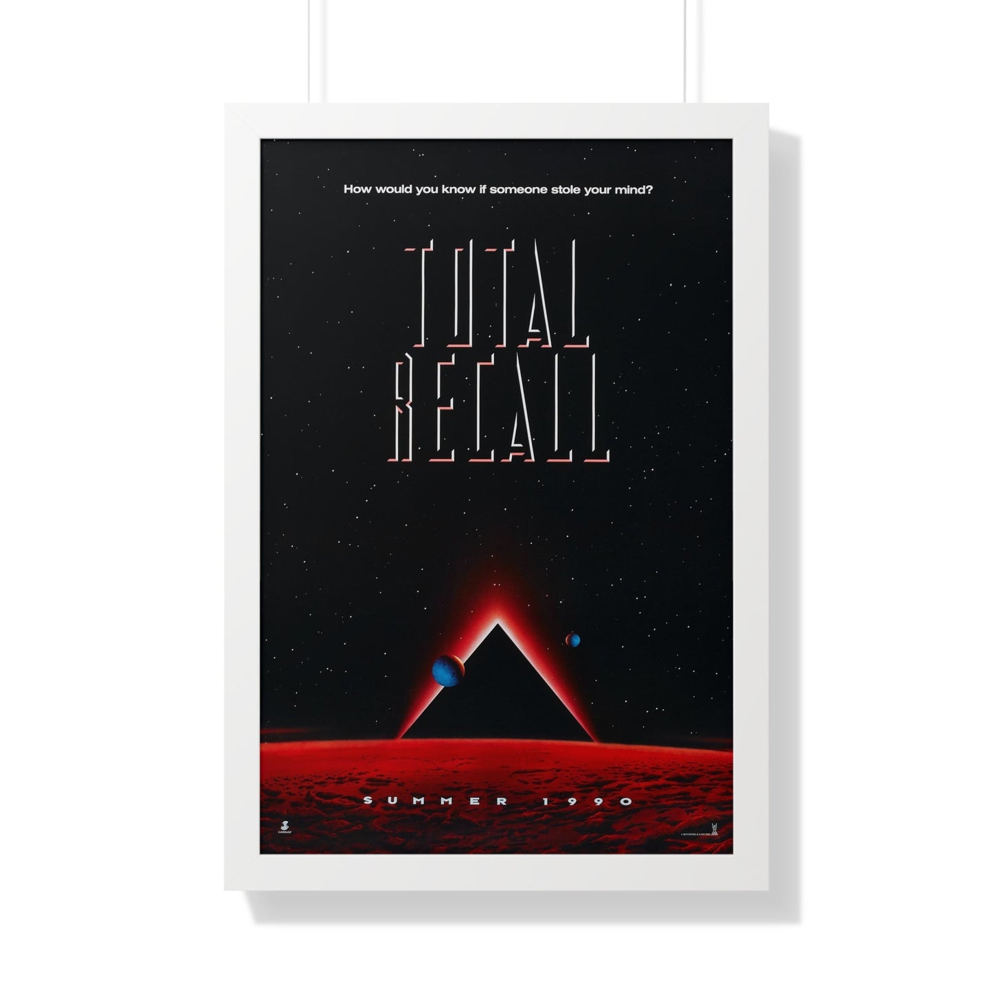 TOTAL RECALL 1990 - Framed Movie Poster-20" x 30"-The Sticker Space