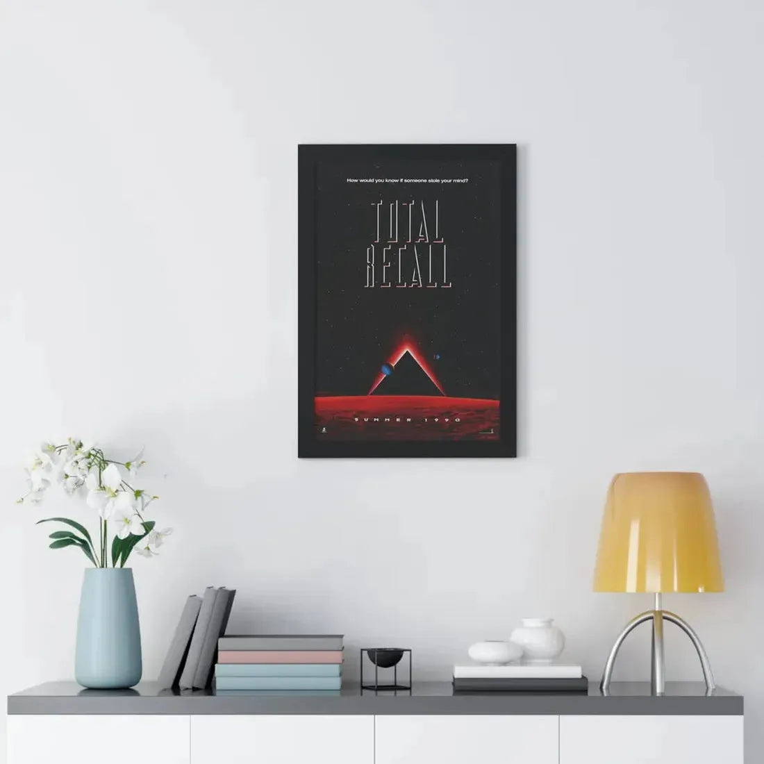 TOTAL RECALL 1990 - Framed Movie Poster - The Sticker Space