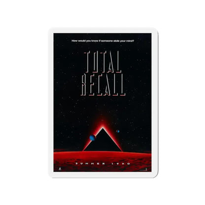 TOTAL RECALL 1990 Movie Poster - Refrigerator Magnet 2 Inch Die-Cut - The Sticker Space