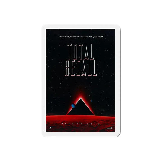 TOTAL RECALL 1990 Movie Poster - Refrigerator Magnet 6 Inch Die-Cut - The Sticker Space