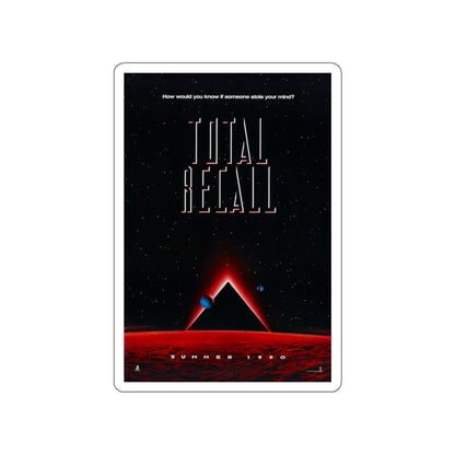 TOTAL RECALL 1990 Movie Poster STICKER Vinyl Die-Cut Decal-White-The Sticker Space