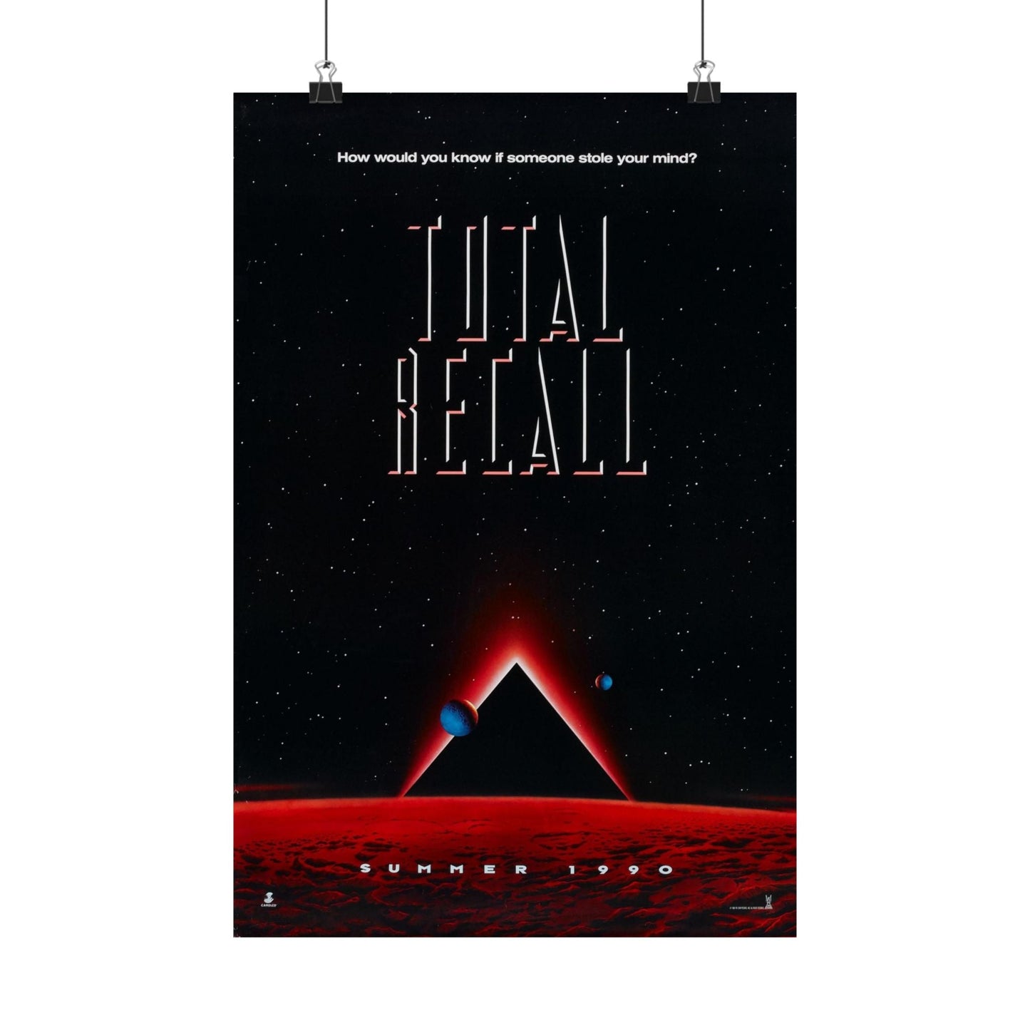 TOTAL RECALL 1990 - Paper Movie Poster-12″ x 18″-The Sticker Space