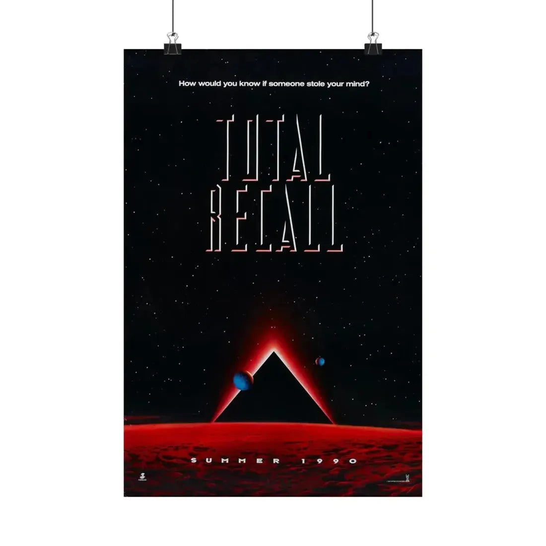 TOTAL RECALL 1990 - Paper Movie Poster 12″ x 18″ Matte - The Sticker Space