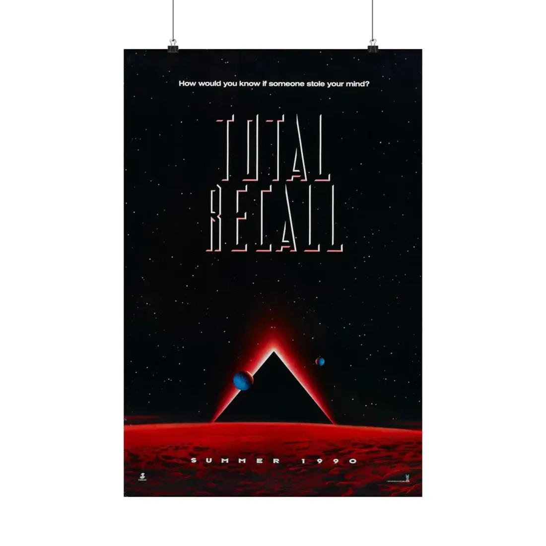 TOTAL RECALL 1990 - Paper Movie Poster 20″ x 30″ Matte - The Sticker Space