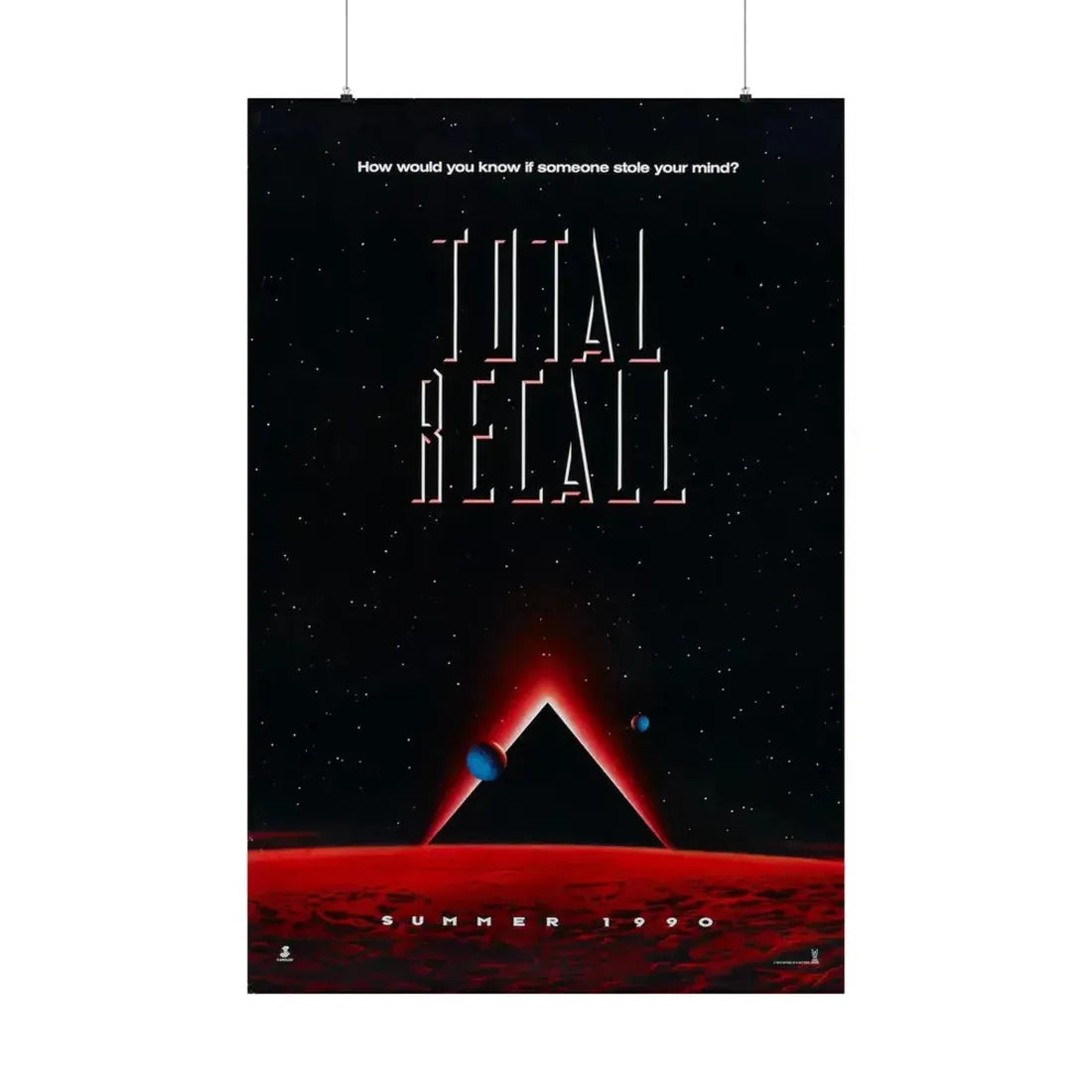 TOTAL RECALL 1990 - Paper Movie Poster 36" x 54" Matte - The Sticker Space