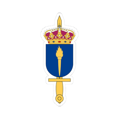 Totalförsvarets forskningsinstitut vapen (Sweden) (Coat of Arms) STICKER Vinyl Kiss-Cut Decal 3 Inch White - The Sticker Space