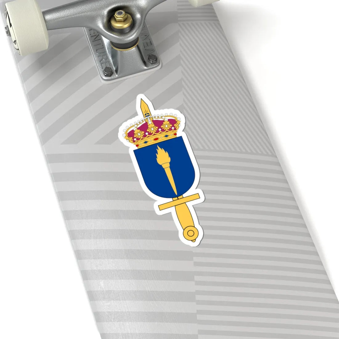 Totalförsvarets forskningsinstitut vapen (Sweden) (Coat of Arms) STICKER Vinyl Kiss-Cut Decal - The Sticker Space