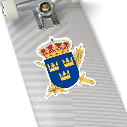 Totalförsvarets plikt- och prövningsverk vapen (Sweden) (Coat of Arms) STICKER Vinyl Kiss-Cut Decal - The Sticker Space