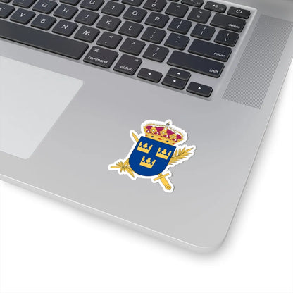 Totalförsvarets plikt- och prövningsverk vapen (Sweden) (Coat of Arms) STICKER Vinyl Kiss-Cut Decal - The Sticker Space