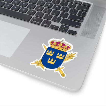 Totalförsvarets plikt- och prövningsverk vapen (Sweden) (Coat of Arms) STICKER Vinyl Kiss-Cut Decal - The Sticker Space