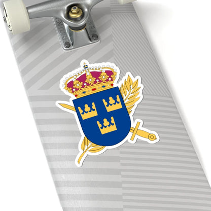 Totalförsvarets pliktverk vapen (Sweden) (Coat of Arms) STICKER Vinyl Kiss-Cut Decal - The Sticker Space
