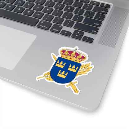 Totalförsvarets pliktverk vapen (Sweden) (Coat of Arms) STICKER Vinyl Kiss-Cut Decal - The Sticker Space